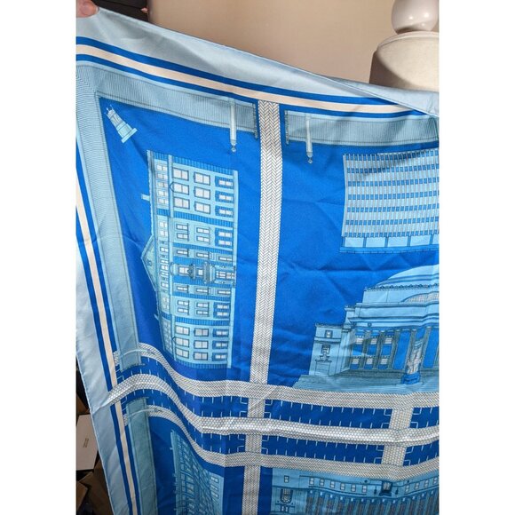 The Clearly Collection Morningside Heights Alma Matter Silk Scarf - Picture 6 of 6